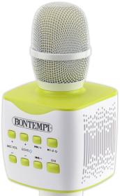 Bontempi Mikrofon bezdrátový karaoke v pouzdrře na baterie USB