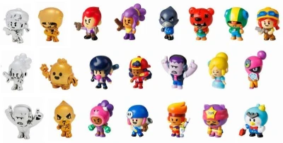 Brawl Stars 3 pack série 1 figurky sběratelské set 3ks různé druhy