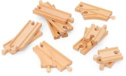 Brio DŘEVO Koleje 12ks startovací sada doplněk k vláčkodráze