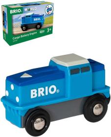 Brio Nákladní lokomotiva na baterie doplněk k vláčkodráze 33130