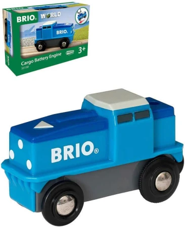 Brio Nákladní lokomotiva na baterie doplněk k vláčkodráze 33130 Brio Nákladní lokomotiva na baterie doplněk k vláčkodráze 33130