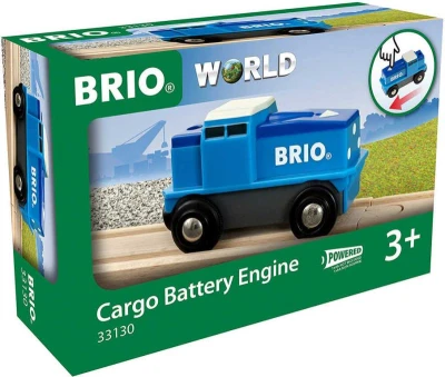 Brio Nákladní lokomotiva na baterie doplněk k vláčkodráze 33130