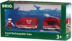 Brio Vláček elektrická vlaková souprava s figurkou na dobíjecí baterie USB