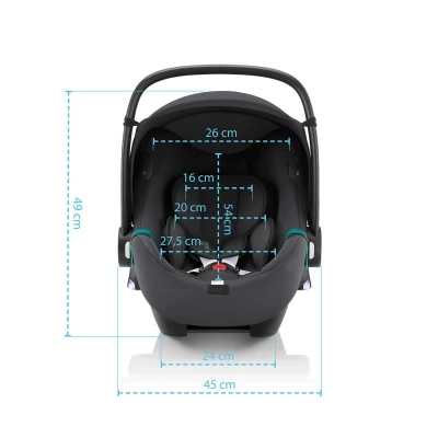 Britax Autosedačka Baby-Safe iSense Frost Grey