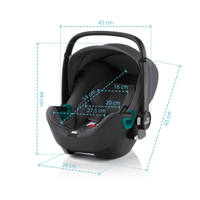 Britax Autosedačka Baby-Safe iSense Frost Grey