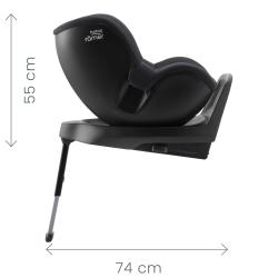 Britax Autosedačka Dualfix Plus Midnight Grey