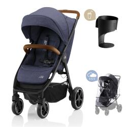 Britax Kočárek B-Agile R Navy Ink/Brown Britax Kočárek B-Agile R Navy Ink/Brown