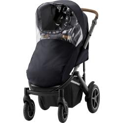 Britax Pláštěnka na kočárek Smile III, Black + clear EVA
