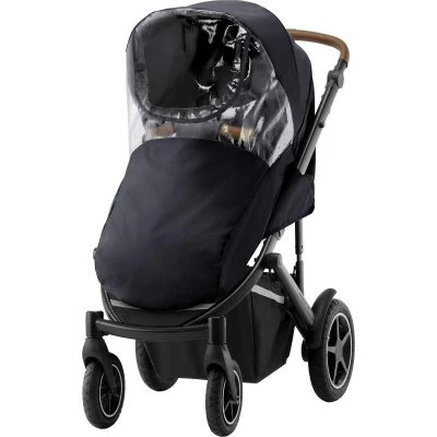 Britax Pláštěnka na kočárek Smile III, Black + clear EVA