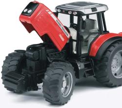 Bruder 02045 (2045) Traktor MASSEY FERGUSON + sklapěcí vůz - červený