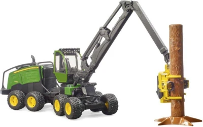 Bruder 02135 Harvestor John Deere 1270G těžební stroj model plast Bruder 02135 Harvestor John Deere 1270G těžební stroj model plast