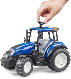 Bruder 02184 Traktor New Holland T5.120 modrý model 1:16 plast