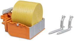 Bruder 02353 Nakládací box na traktor set s vidlemi a balíkem slámy