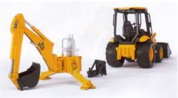 Bruder 02427 (2427) Traktor JCB MIDI - čelní nakladač + bagr