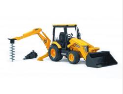 Bruder 02427 (2427) Traktor JCB MIDI - čelní nakladač + bagr