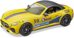 Bruder 02504 RAM Roadster Racing Team set odtahovka se sporťákem a figurkou