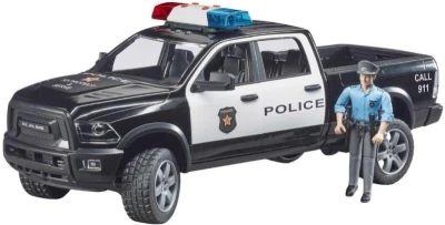 Bruder 02505 Auto policie Dodge RAM 2500 s figurkou na baterie Světlo Zvuk Bruder 02505 Auto policie Dodge RAM 2500 s figurkou na baterie Světlo Zvuk
