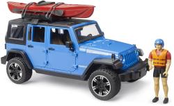 Bruder 02529 Auto Jeep Wrangler Rubicon Unlimited s kajakem model 1:16 plast