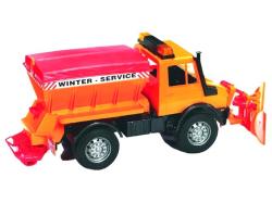 Bruder 02572 (2572) Auto Mercedes Benz UNIMOG s radlicí + sypač