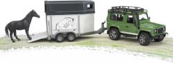 Bruder 02592 (2592) Auto Land Rover přepravní s koněm