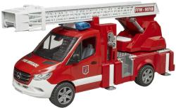 Bruder 02673 Auto hasiči Mercedes Benz Sprinter stříká vodu na baterie Světlo Zvuk
