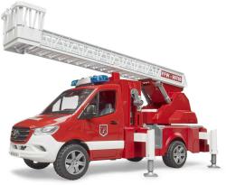 Bruder 02673 Auto hasiči Mercedes Benz Sprinter stříká vodu na baterie Světlo Zvuk