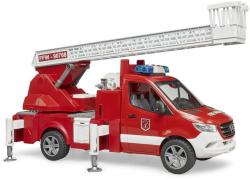 Bruder 02673 Auto hasiči Mercedes Benz Sprinter stříká vodu na baterie Světlo Zvuk