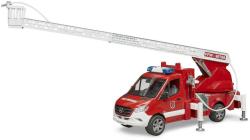 Bruder 02673 Auto hasiči Mercedes Benz Sprinter stříká vodu na baterie Světlo Zvuk