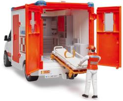 Bruder 02676 Mercedes-Benz Sprinter sanitka s řidičem na baterie Světlo Zvuk