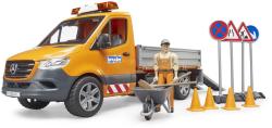 Bruder 02677 Auto Mercedes Benz Sprinter silničáři s doplňky na baterie Světlo Zvuk