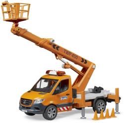 Bruder 02679 Auto MB Sprinter s montážní plošinou model na baterie Světlo Zvuk