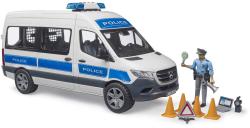Bruder 02683 Auto MB Sprinter dodávka Policie model 1:16 na baterie Světlo Zvuk
