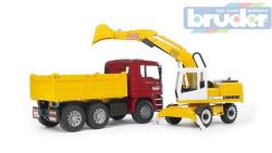 Bruder 02751 (2751) Nákladní auto MAN sklápěč + bagr Bruder 02751 (2751) Nákladní auto MAN sklápěč + bagr