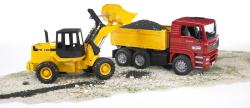 Bruder 02752 Auto nákladné MAN TGA set s nakladačom FR130
