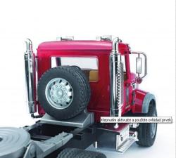 Bruder 02813 (2813) Nákladní auto MACK Granit - návěs + traktor JCB