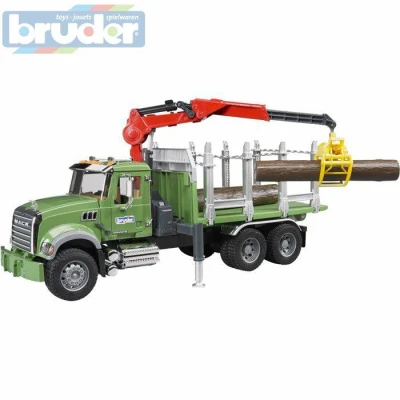 Bruder 02824 (2824) Nákladní auto MACK Granit přeprava dřeva Bruder 02824 (2824) Nákladní auto MACK Granit přeprava dřeva