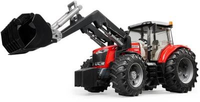 Bruder 03047 Traktor Massey Ferguson 7624 s čelním nakladačem
