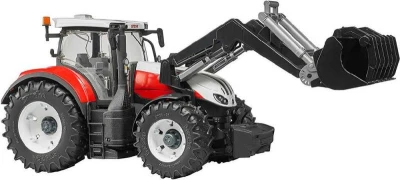 Bruder 03181 (3181) Traktor STEYR 6300 Terrus čelný nakladač funkčný model plast