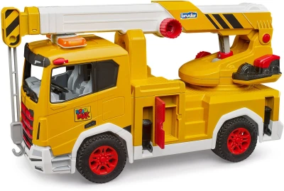 Bruder 03471 Roadmax baby autojeřáb žlutý nákladní