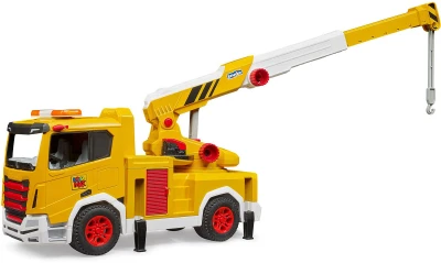 Bruder 03471 Roadmax baby autojeřáb žlutý nákladní