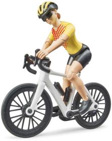 Bruder 03485 Auto Dodge set s jízdním kolem a figurkou cyklistky