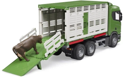 Bruder 03548 Auto Scania Super 560R Prepravník dobytka model 1:16 plast