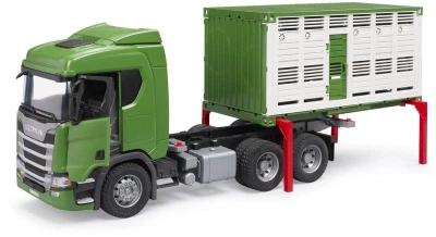 Bruder 03548 Auto Scania Super 560R Prepravník dobytka model 1:16 plast