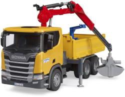 Bruder 03551 Auto nákladní Scania Super 560R s ramenem model 1:16 plast