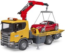 Bruder 03552 Auto Scania Super 560R odtahovka + roadster na baterie Světlo Zvuk