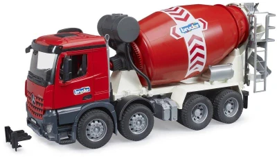 Bruder 03655 Auto MB Arocs domíchávač betonu míchačka model 1:16 plast Bruder 03655 Auto MB Arocs domíchávač betonu míchačka model 1:16 plast