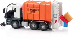 Bruder 03761 Auto polelářské MAN TGS popeláři set se 2 popelnicemi