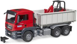 Bruder 03767 Auto MAN TGS LKW s kontejnerem + nakladač Schäffer model 1:16