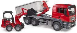 Bruder 03767 Auto MAN TGS LKW s kontejnerem + nakladač Schäffer model 1:16