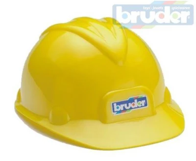 Bruder 10200 Přilba dětská stavbařská žlutá s logem plast Bruder 10200 Přilba dětská stavbařská žlutá s logem plast